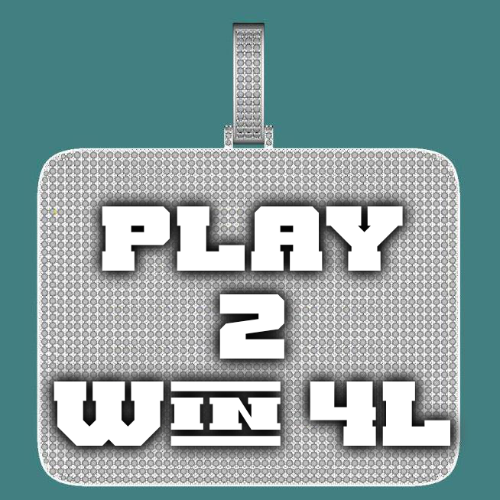 CUSTOM LETTER NECKLACE 3D BIG SQUARE