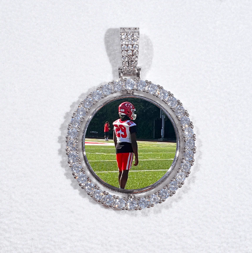 3D Spinning 2-Faced Custom Picture Pendant