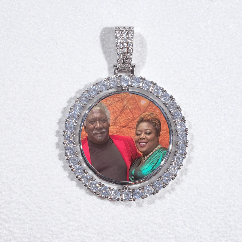 3D Spinning 2-Faced Custom Picture Pendant