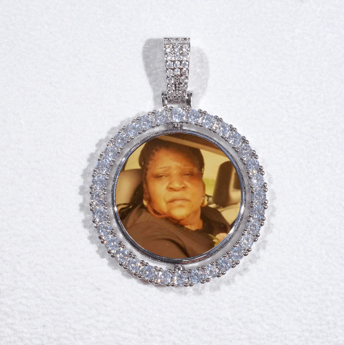 3D Spinning 2-Faced Custom Picture Pendant