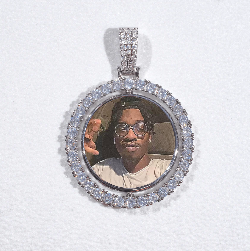3D Spinning 2-Faced Custom Picture Pendant