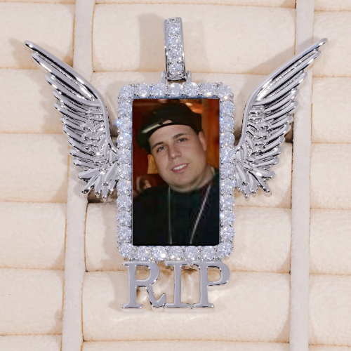 RIP WING 3D CUSTOM PICTURE PENDANT