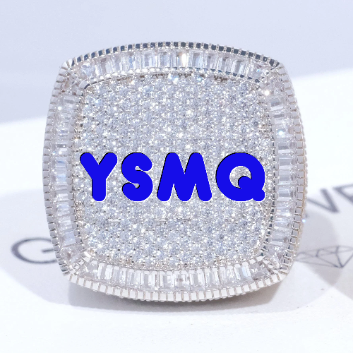 CUSTOM LETTER 3D ICED RING