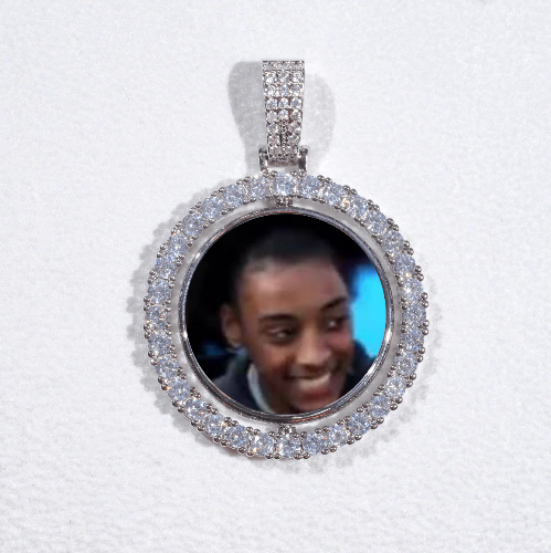3D Spinning 2-Faced Custom Picture Pendant