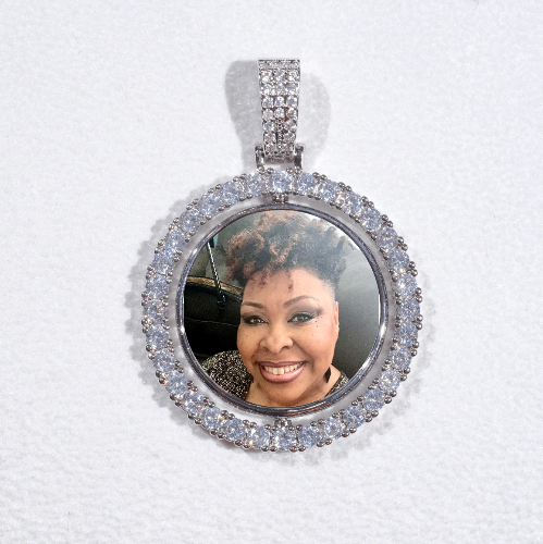 3D Spinning 2-Faced Custom Picture Pendant