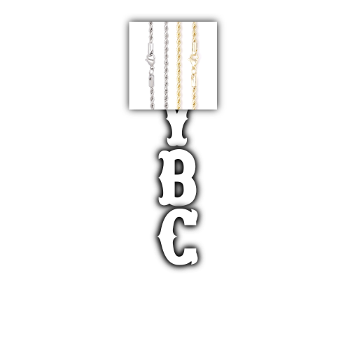 Custom Letters Freibeuter Font Necklace