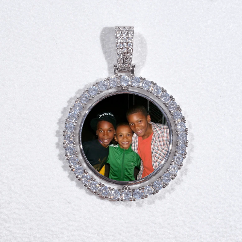 3D Spinning 2-Faced Custom Picture Pendant