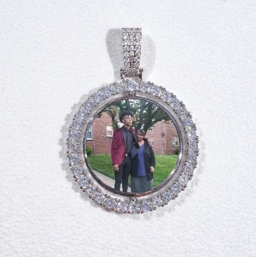 3D Spinning 2-Faced Custom Picture Pendant