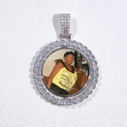 3D Spinning 2-Faced Custom Picture Pendant
