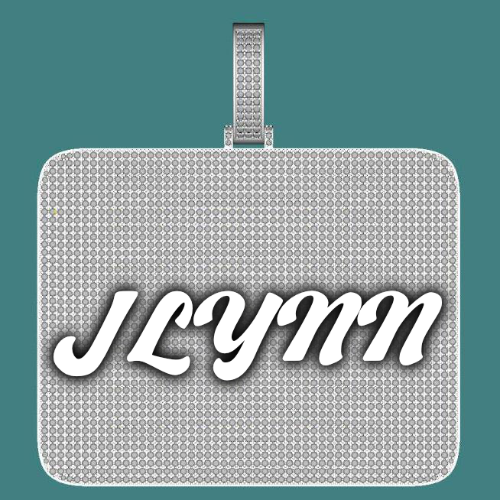 CUSTOM LETTER NECKLACE 3D BIG SQUARE