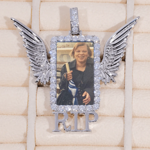 RIP WING 3D CUSTOM PICTURE PENDANT