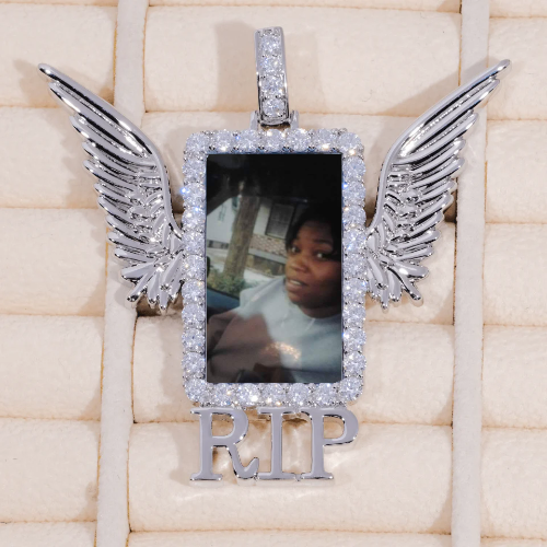 RIP WING 3D CUSTOM PICTURE PENDANT