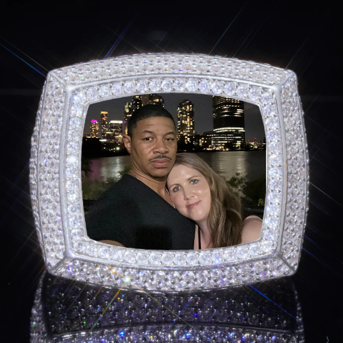 3D CUSTOM PICTURE ICED RING