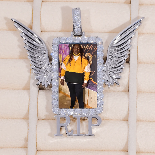 RIP WING 3D CUSTOM PICTURE PENDANT
