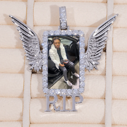 RIP WING 3D CUSTOM PICTURE PENDANT
