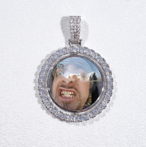 3D Spinning 2-Faced Custom Picture Pendant