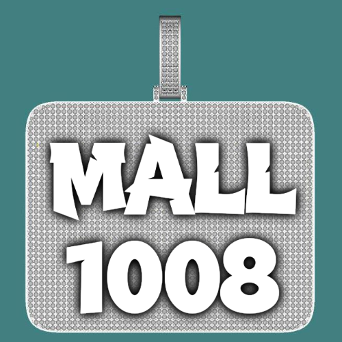 CUSTOM LETTER NECKLACE 3D BIG SQUARE