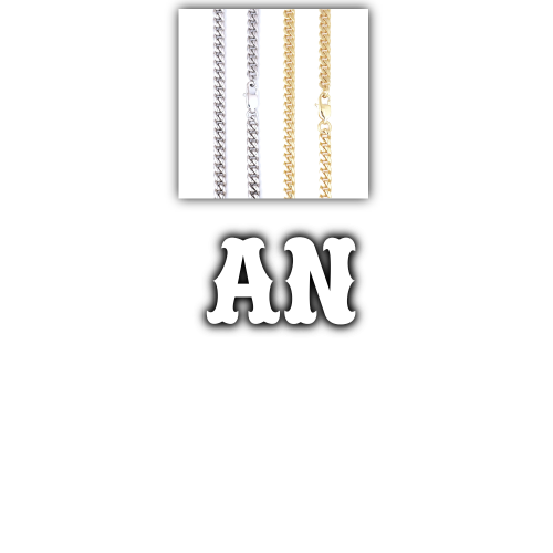 Custom Letters Freibeuter Font Necklace