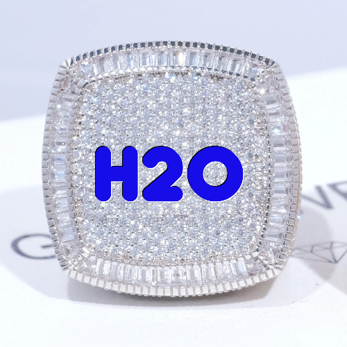 CUSTOM LETTER 3D ICED RING