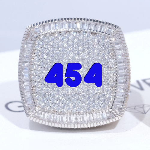 CUSTOM LETTER 3D ICED RING