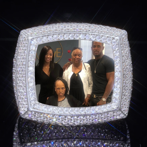 3D CUSTOM PICTURE ICED RING