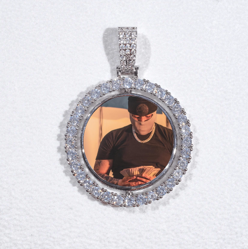 3D Spinning 2-Faced Custom Picture Pendant