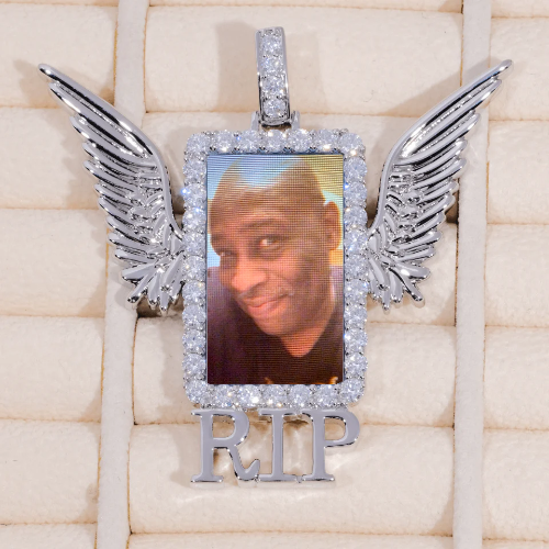 RIP WING 3D CUSTOM PICTURE PENDANT
