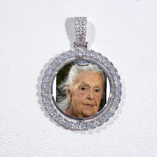 3D Spinning 2-Faced Custom Picture Pendant