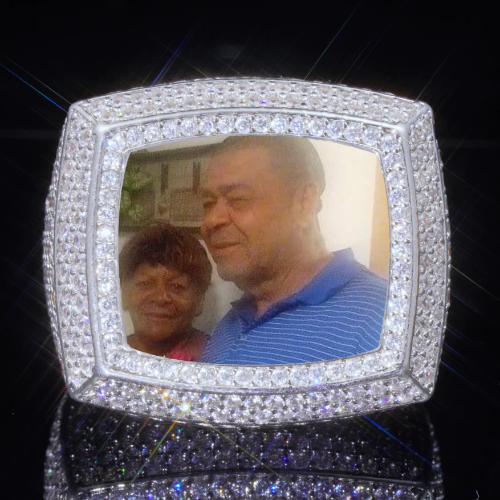 3D CUSTOM PICTURE ICED RING