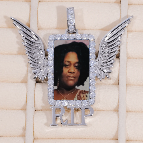 RIP WING 3D CUSTOM PICTURE PENDANT