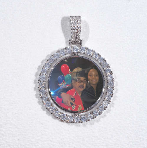 3D Spinning 2-Faced Custom Picture Pendant