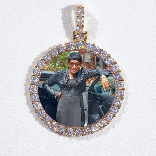 3D CIRCLE CUSTOM PICTURE PENDANT SMALL SIZE