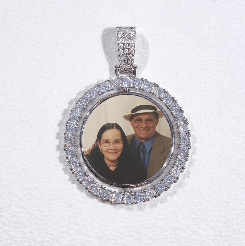 3D Spinning 2-Faced Custom Picture Pendant