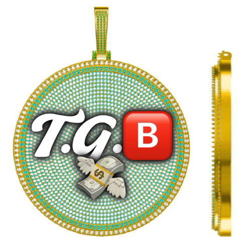 CUSTOM LETTER NECKLACE 3D BIG DISC