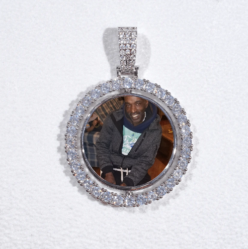 3D Spinning 2-Faced Custom Picture Pendant