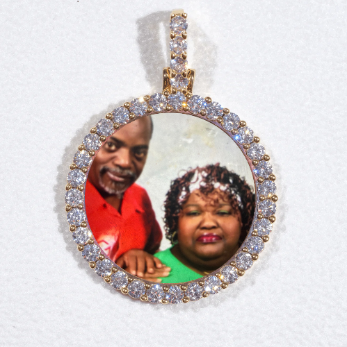 3D CIRCLE CUSTOM PICTURE PENDANT SMALL SIZE