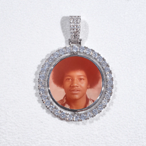 3D Spinning 2-Faced Custom Picture Pendant