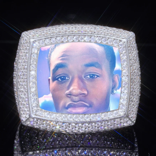 3D CUSTOM PICTURE ICED RING