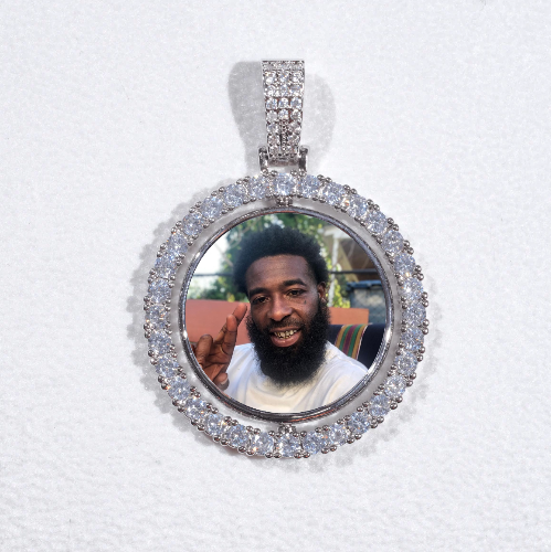 3D Spinning 2-Faced Custom Picture Pendant