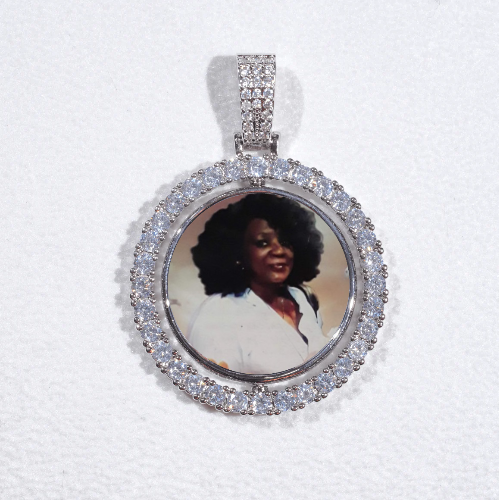3D Spinning 2-Faced Custom Picture Pendant