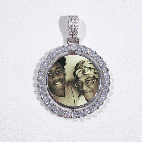 3D Spinning 2-Faced Custom Picture Pendant