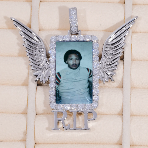 RIP WING 3D CUSTOM PICTURE PENDANT