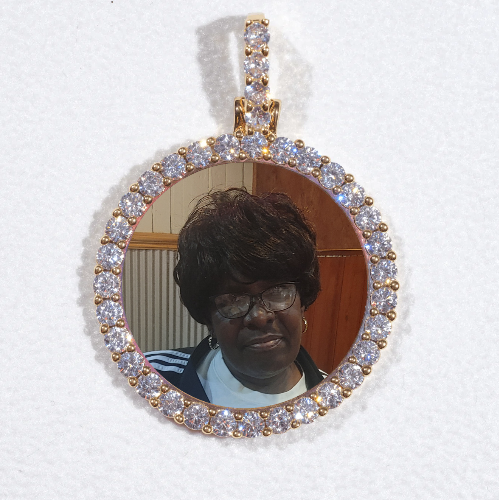 3D CIRCLE CUSTOM PICTURE PENDANT SMALL SIZE