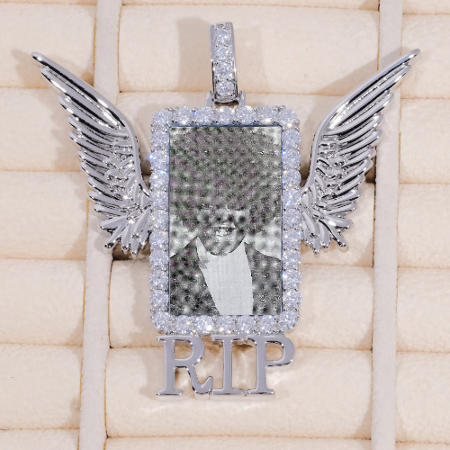 RIP WING 3D CUSTOM PICTURE PENDANT