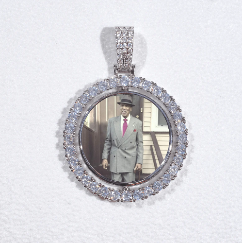 3D Spinning 2-Faced Custom Picture Pendant