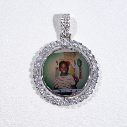 3D Spinning 2-Faced Custom Picture Pendant