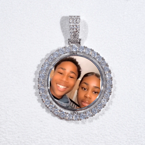 3D Spinning 2-Faced Custom Picture Pendant