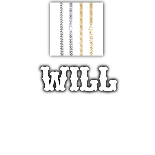 Custom Letters Freibeuter Font Necklace