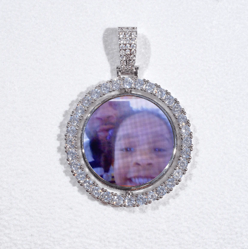3D Spinning 2-Faced Custom Picture Pendant