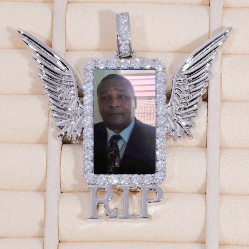 RIP WING 3D CUSTOM PICTURE PENDANT
